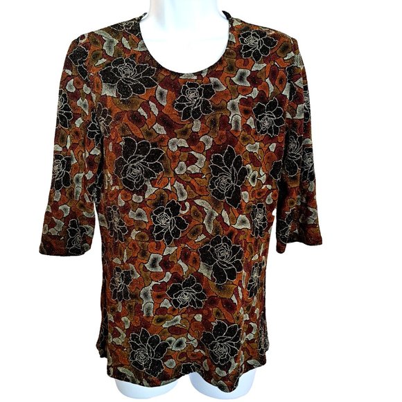 HOANG NGUYEN Designer TOP blouse Sz M ART to WEAR made in Quebec city CANADA - Picture 1 of 10